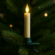 LED Clip-On Christmas Tree Candle Set – 12 Flameless Candles with Remote & Timer