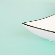 Coral Tree Ceramic Crescent Moon Serving Plate | Unique Designer Snack Dish | 23 cm