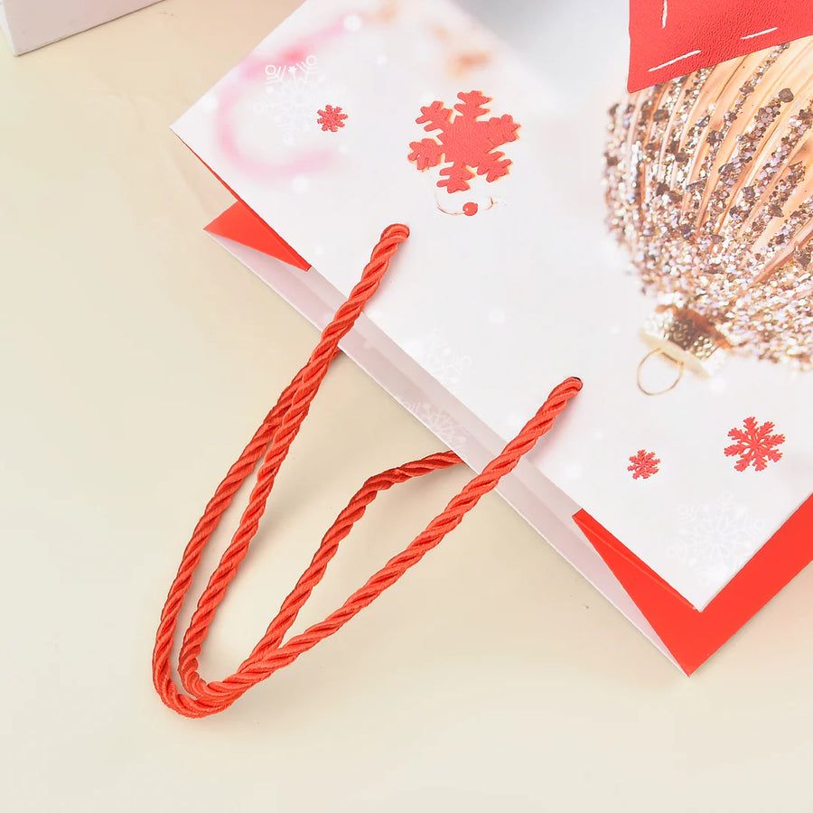 set of 4 Merry Christmas Stylish Paper Bag For Gifting