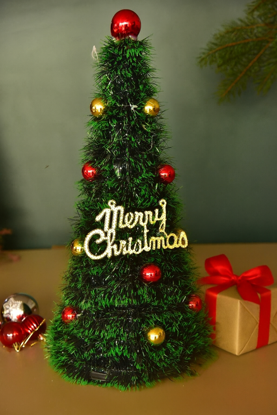 Mini Christmas Tree – Tabletop Decorative Tree for Home & Office
