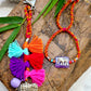 Elephant lumba(key chain) and rakhi set