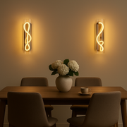 Modern LED Wall Light with Cylindrical Glass Shade