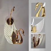 Swan LED Wall Light Fixture for Living Room, Bedroom, and Hallway Vanity Light