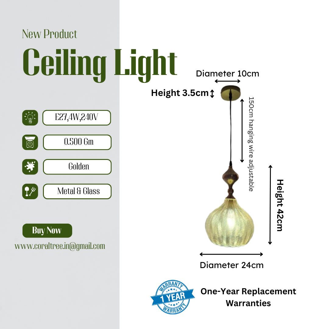 Simple Modern Wrought Iron Glass Chandelier,E27 Single Head