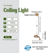 Dolphin Acrylic Pendant Light