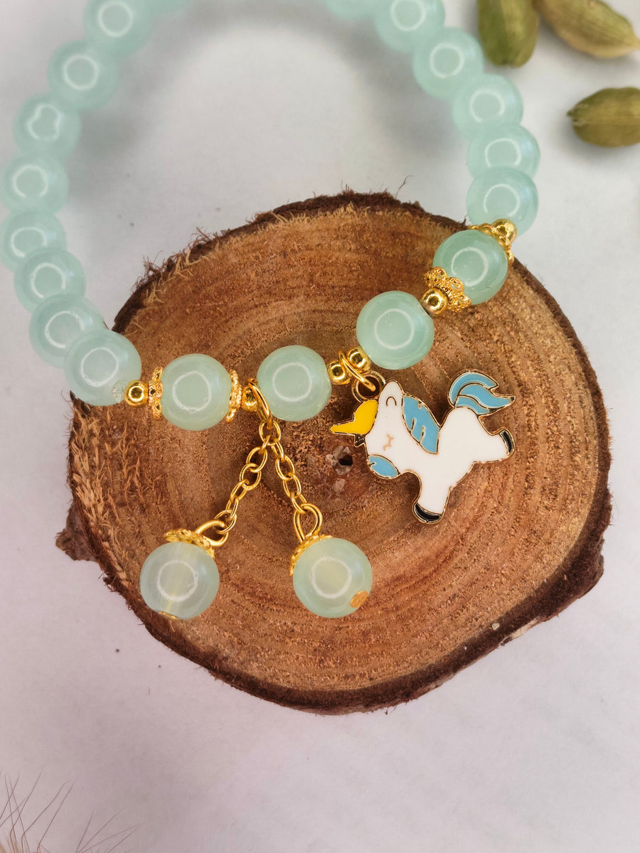 Fashion Cute Trojan Girl White bracelet