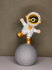 Moon Land Astro Kid Showpiece - White
