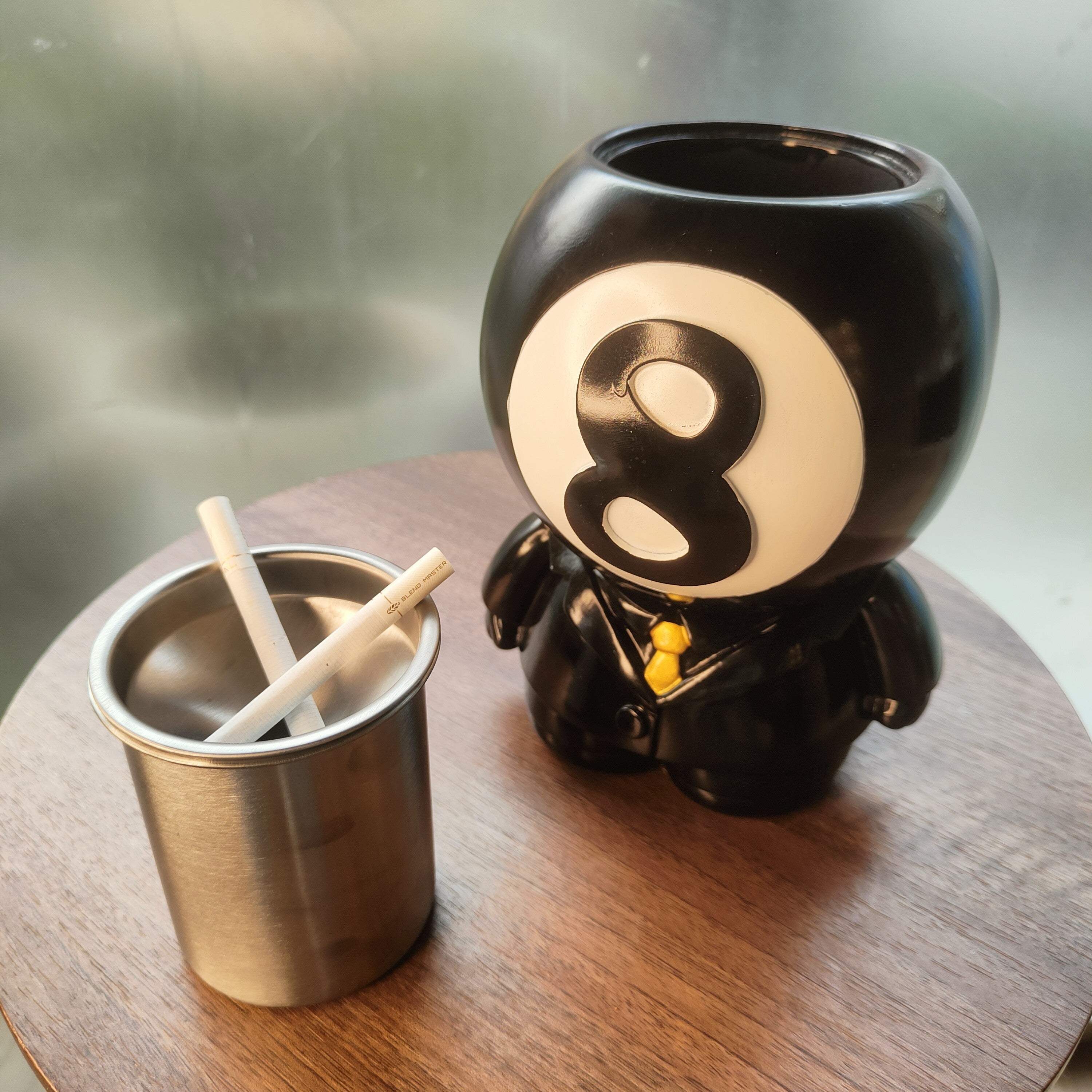 Billiard Ashtray Organize Unique Pen Holder