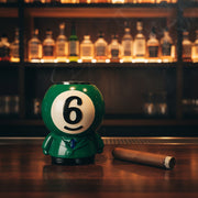 Premium Designer 8 Ball Theme Resin Ashtray | Decorative Tabletop Ashtray for Home, Office & Bar | Stylish Smoking Accessory (Multi-Color Variants)