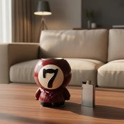 Premium Designer 8 Ball Theme Resin Ashtray | Decorative Tabletop Ashtray for Home, Office & Bar | Stylish Smoking Accessory (Multi-Color Variants)