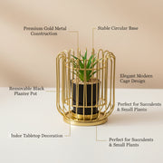 Decorative metal table decor
