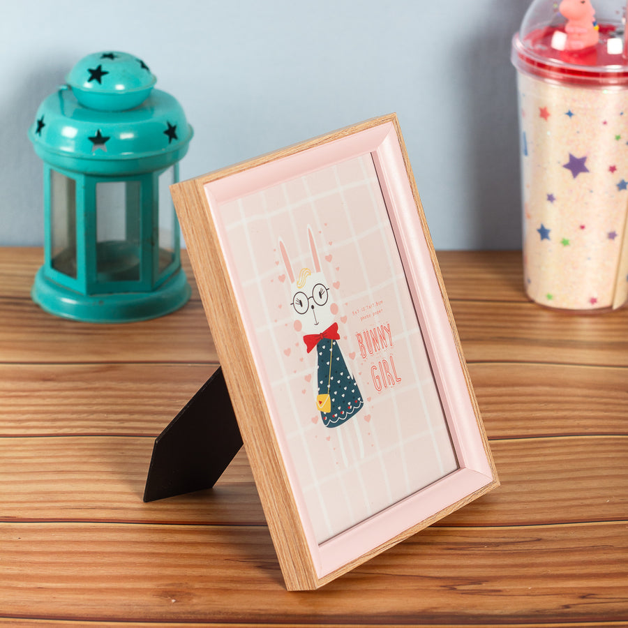 cute bunnt 4 x6 photo frame