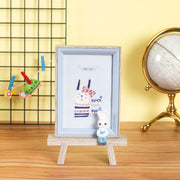 6 inch wooden Photo Frame with Cute Rabbit