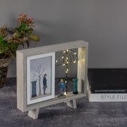 Photo frame with dual frame and Led light- Umbrella style