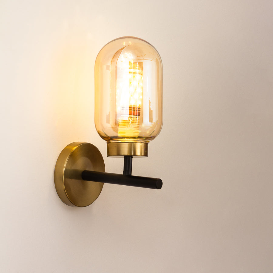 The Glass Wall Light Smoke Glass