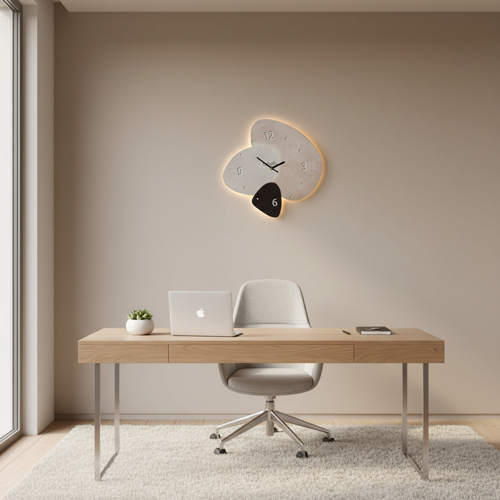 Designer LED Backlit Wall Clock