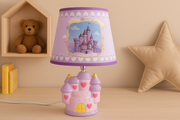 Kids Castle Table Lamp – Cute Night Lamp for Boys & Girls (Available in Pink & Blue)