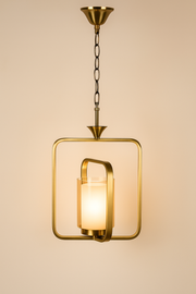Square Metal Pendant Light