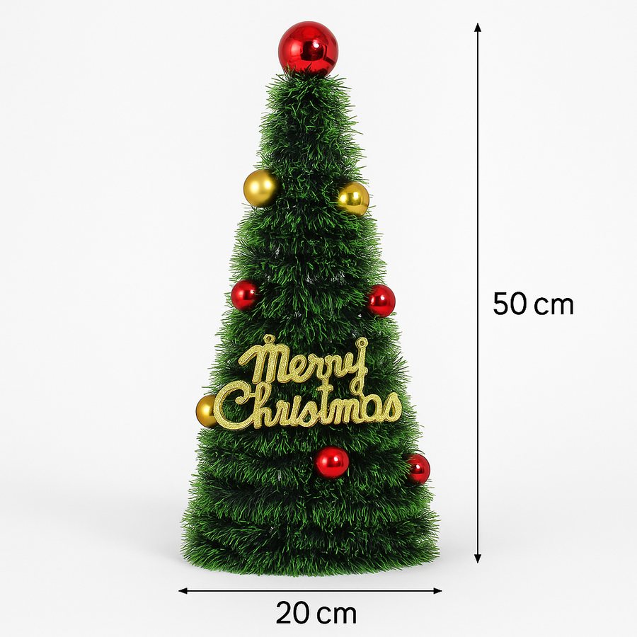 Mini Christmas Tree – Tabletop Decorative Tree for Home & Office