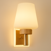Creative Wood Wall Lantern Modern Simple Wall Light Style 2