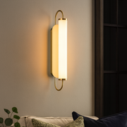 Modern Vertical Brass Wall Sconce Light