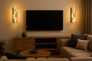 Modern LED Wall Light with Cylindrical Glass Shade