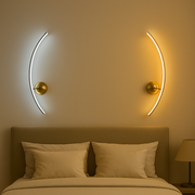 Coral Tree Modern Curved LED Wall Light – Left & Right Pair (Set of 2)