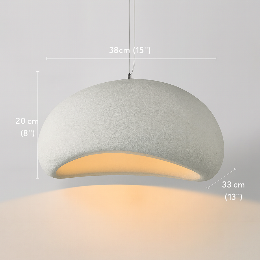 Modern Nordic Style Handemade Polystyrene chandelier Single Head Pendant Lamp for cafe bar dining room