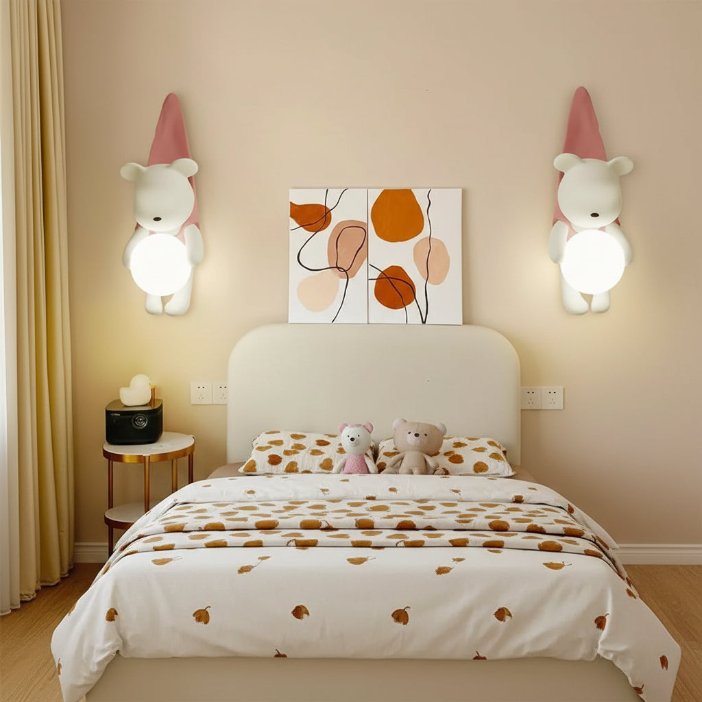 CORAL TREE Little Bear Kids Room LED Wall Light | 8W, 3000K