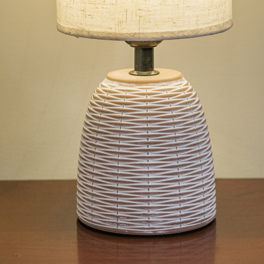 Nordic Terracotta Lamp with shade