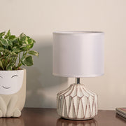 Geometry style table lamp with lamp shade