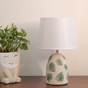 Palm leaf teraacota Table lamp with lamp shade