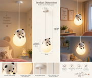 Coral Tree Astronaut Moon Pendant Light for Kids Room | Astro Space Theme Hanging Ceiling Light with Glowing Moon Globe | Decorative Light for Boys & Girls Bedroom, Nursery & Playroom
