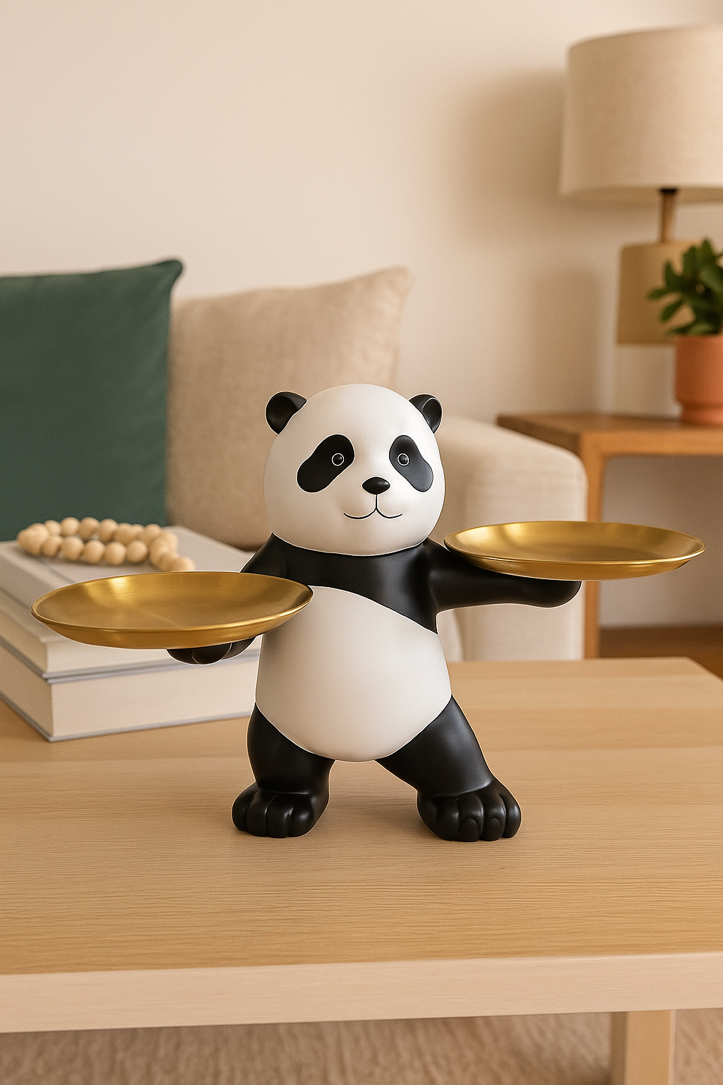 Panda Dual Tray Holder – Decorative Organizer
