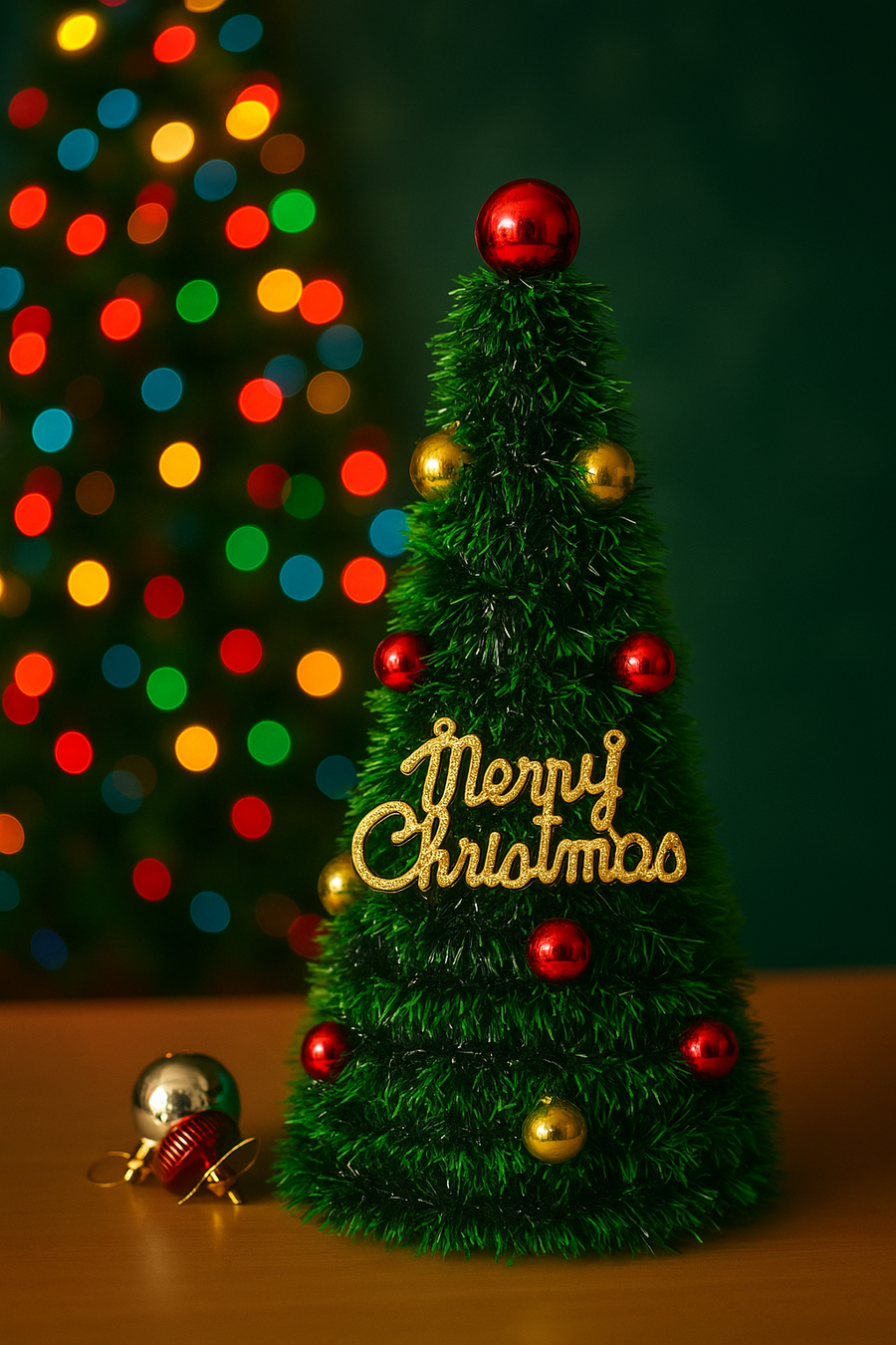 Mini Christmas Tree – Tabletop Decorative Tree for Home & Office