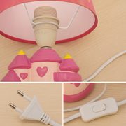 Kids Castle Table Lamp – Cute Night Lamp for Boys & Girls (Available in Pink & Blue)