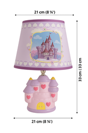 Kids Castle Table Lamp – Cute Night Lamp for Boys & Girls (Available in Pink & Blue)