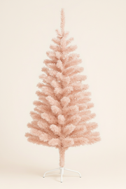 Coral Tree Pink Snowy Christmas Tree with Metal Stand – 150 cm