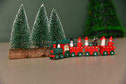wooden Christmas train for decoration