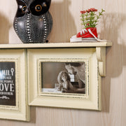 wooden shelf set of 3 photo frame