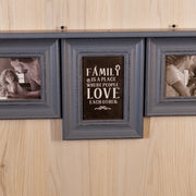 wooden shelf set of 3 photoframe