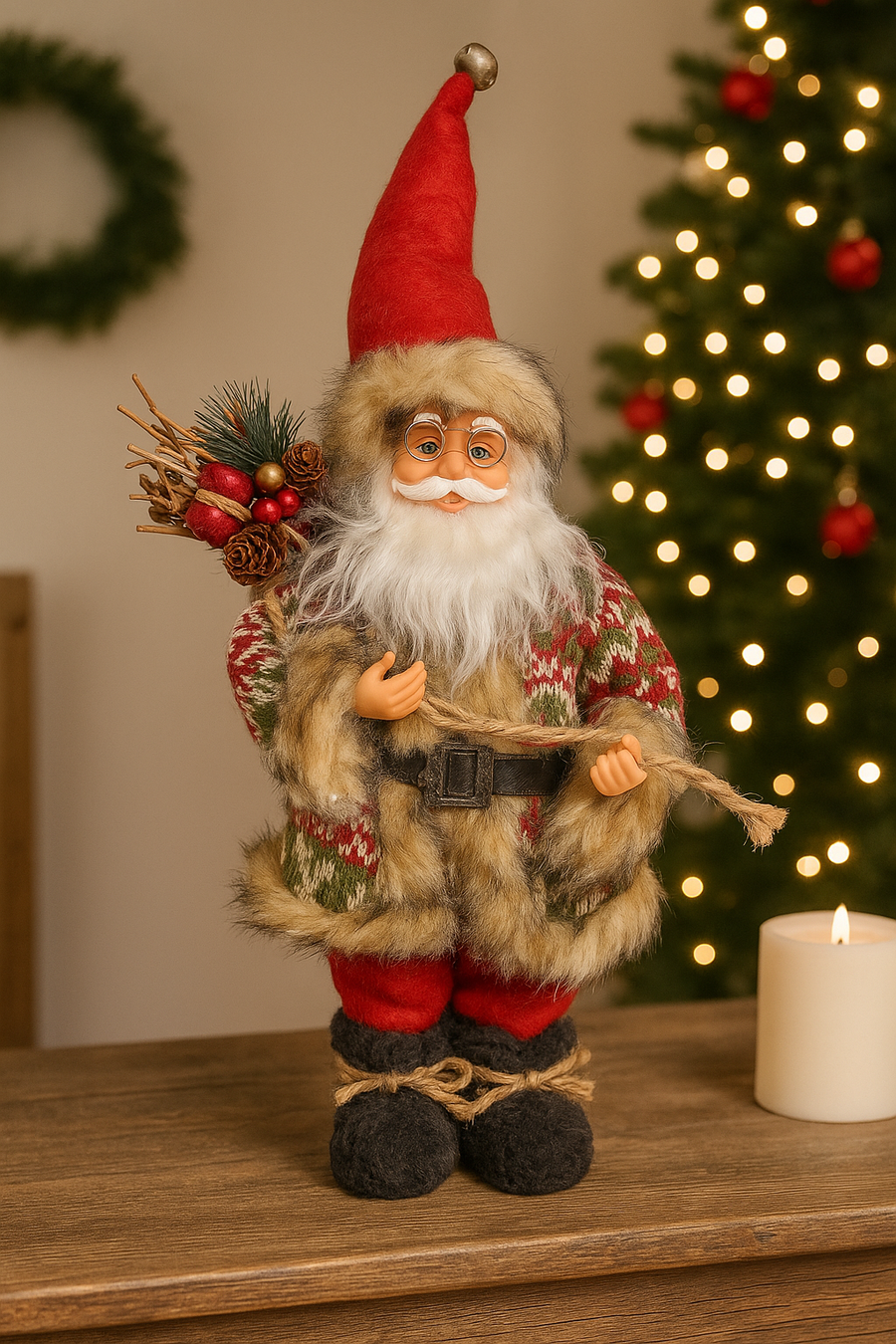 Santa Claus Christmas Decoration Figurine