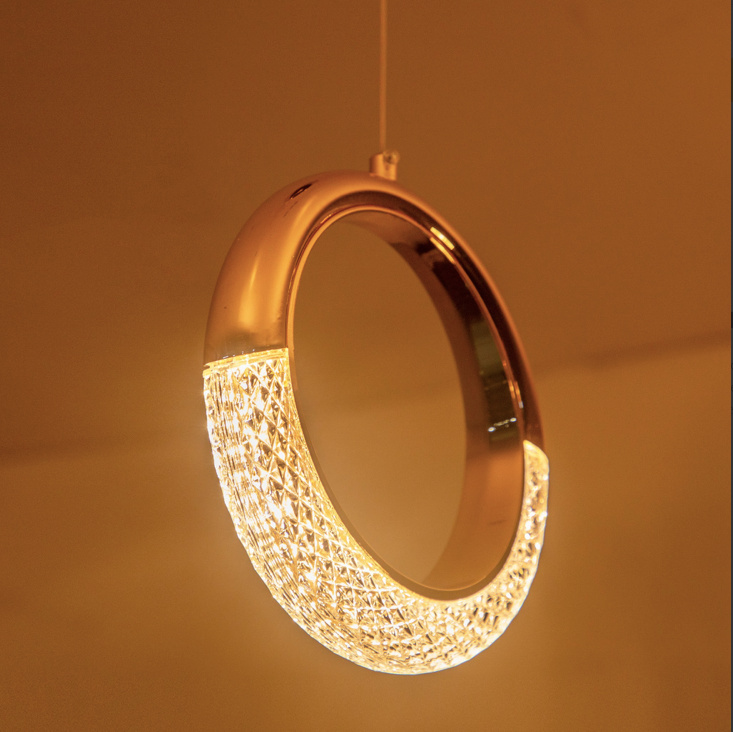 Half Moon Hanging Pendent Light Suitable for Living Room