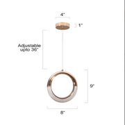 Half Moon Hanging Pendent Light Suitable for Living Room