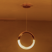 Half Moon Hanging Pendent Light Suitable for Living Room