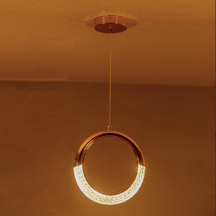 Half Moon Hanging Pendent Light Suitable for Living Room