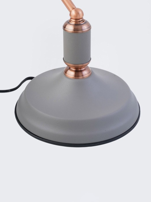 Banker Gray Shade metal Table lamp