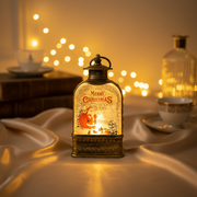 Christmas LED Hanging Snow Lantern – Antique Finish (17 cm)