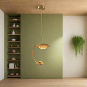 Modern Led Metal Antique Gold Hanging Pendant Ceiling Light - Warm White