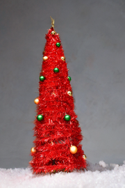 Collapsable ready to install Christmas tree